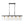 LightFixturesUSA - Contemporary Clear Glass Rectangular Cage Island Chandelier - Chandelier - 37 in - 