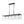 LightFixturesUSA - Contemporary Clear Glass Rectangular Cage Island Chandelier - Chandelier - 37 in - 