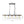LightFixturesUSA - Contemporary Clear Glass Rectangular Cage Island Chandelier - Chandelier - 37 in - 