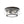 LightFixturesUSA - Contemporary Clear Striped Glass Round Flush Mount Light - Ceiling Light - Oil - Rubbed Bronze - 