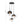 Load image into Gallery viewer, LightFixturesUSA - Contemporary Polished Gradual Glass Globe 3 - Light Pendant - Chandelier - Gold Glass - 
