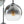 LightFixturesUSA - Contemporary Polished Gradual Glass Globe 3 - Light Pendant - Chandelier - Smoked Glass - 