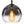 Load image into Gallery viewer, LightFixturesUSA - Contemporary Polished Gradual Glass Globe 3 - Light Pendant - Chandelier - Smoked Glass - 
