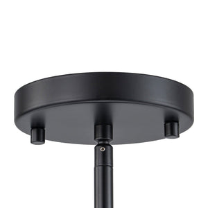 LightFixturesUSA - Contemporary Wide Linen Drum Brass Semi Flush Mount - Ceiling Light - 4 - Lt - Black