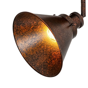 LightFixturesUSA - Copper Adjustable Head Cone Wall Sconce Ceiling Light - Wall Sconce - 2 Packs - 