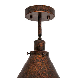 LightFixturesUSA - Copper Adjustable Head Cone Wall Sconce Ceiling Light - Wall Sconce - 2 Packs - 