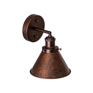 LightFixturesUSA - Copper Adjustable Head Cone Wall Sconce Ceiling Light - Wall Sconce - 2 Packs - 