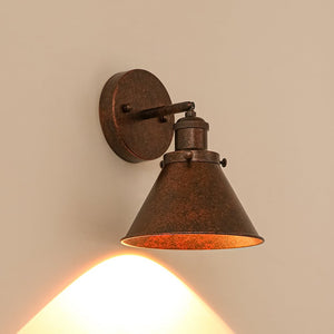 LightFixturesUSA - Copper Adjustable Head Cone Wall Sconce Ceiling Light - Wall Sconce - 2 Packs - 