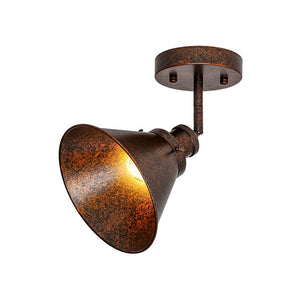 LightFixturesUSA - Copper Adjustable Head Cone Wall Sconce Ceiling Light - Wall Sconce - 2 Packs - 