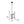 LightFixturesUSA - Designer 9 - light Glass Dimmable LED Linear Sputnik Chandelier - Chandelier - Black (Pre - Order) - 