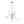 LightFixturesUSA - Designer 9 - light Glass Dimmable LED Linear Sputnik Chandelier - Chandelier - Black (Pre - Order) - 