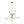 LightFixturesUSA - Designer 9 - light Glass Dimmable LED Linear Sputnik Chandelier - Chandelier - Black (Pre - Order) - 