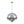 LightFixturesUSA - Designer Cluster Glass Globe Metal Dome Pendant Light - Chandelier - Chrome - 