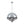 LightFixturesUSA - Designer Cluster Glass Globe Metal Dome Pendant Light - Chandelier - Chrome - 