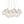LightFixturesUSA - Dimmable 13 - Light Frozen Glass Ice Style Cluster Chandelier - Chandelier - Chrome - 