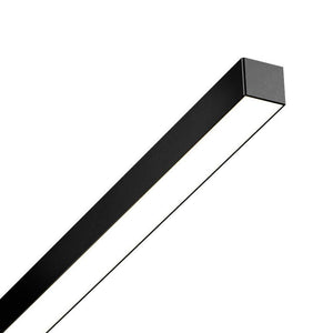 LightFixturesUSA - Dimmable 2 - Light Long Strip Linear LED Flush Mount - Ceiling Light - 3000K (Warm Lighting) - 