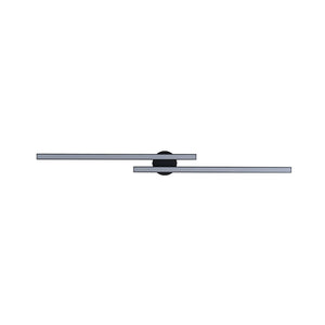LightFixturesUSA - Dimmable 2 - Light Long Strip Linear LED Flush Mount - Ceiling Light - 35 in - 6000K (Cool Lighting) - 