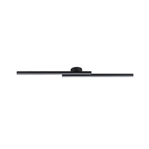 LightFixturesUSA - Dimmable 2 - Light Long Strip Linear LED Flush Mount - Ceiling Light - 35 in - 6000K (Cool Lighting) - 