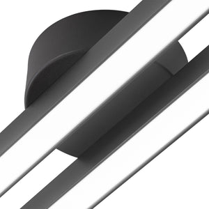 LightFixturesUSA - Dimmable 2 - Light Long Strip Linear LED Flush Mount - Ceiling Light - 47 in - 6000K (Cool Lighting) - 