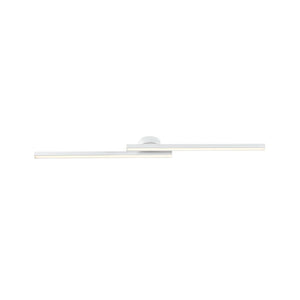LightFixturesUSA - Dimmable 2 - Light Long Strip Linear LED Flush Mount - Ceiling Light - 47 in - Brass - 3CCT - 
