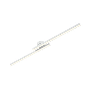 LightFixturesUSA - Dimmable 2 - Light Long Strip Linear LED Flush Mount - Ceiling Light - 47 in - Brass - 3CCT - 
