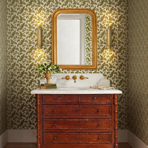 LightFixturesUSA - Dimmable LED Aged Brass Up Down Metal Tube Wall Sconce - Wall Sconce - 2 Packs - 