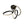 LightFixturesUSA-Dimmable LED Faceted Twisted Ribbon Semi Flush Mount-Ceiling Light-Black-