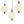 LightFixturesUSA - Dimmable LED Frosted Ribbed Glass Globe 5 - Light Linear Island Pendant - Pendant Light - 34.6 in - 