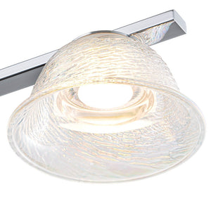 LightFixturesUSA - Dimmable LED Iridescent Glass Bell Island Chandelier - Chandelier - 39.4 in - 