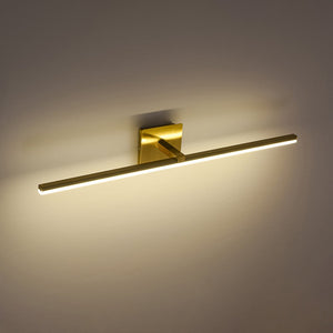 LightFixturesUSA - Dimmable LED Linear Vanity Wall Sconce Picture Light 3CCT - Wall Sconce - Brass - 