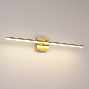 LightFixturesUSA - Dimmable LED Linear Vanity Wall Sconce Picture Light 3CCT - Wall Sconce - Brass - 