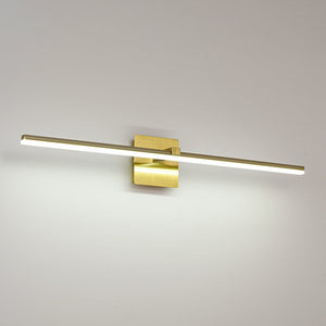 LightFixturesUSA - Dimmable LED Linear Vanity Wall Sconce Picture Light 3CCT - Wall Sconce - Brass - 