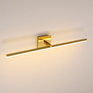 LightFixturesUSA - Dimmable LED Linear Vanity Wall Sconce Picture Light 3CCT - Wall Sconce - Brass - 