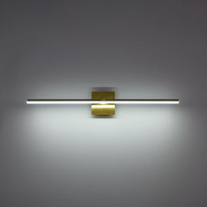 LightFixturesUSA - Dimmable LED Linear Vanity Wall Sconce Picture Light 3CCT - Wall Sconce - Brass - 
