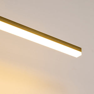 LightFixturesUSA - Dimmable LED Linear Vanity Wall Sconce Picture Light 3CCT - Wall Sconce - Brass - 