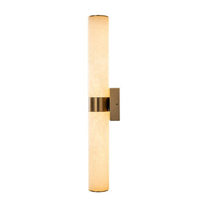 LightFixturesUSA - Dimmable LED Marble Tube Linear Bathroom Wall Sconce - Wall Sconce - Brass - 