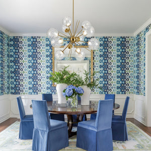 LightFixturesUSA - Dimmable LED Ripple Glass Bubble Sputnik Sunburst Chandelier - Chandelier - Brass - 