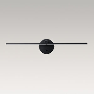 LightFixturesUSA - Dimmable LED Rotatable Linear Strip Vanity Lamp Picture Light - Wall Sconce - Black - 