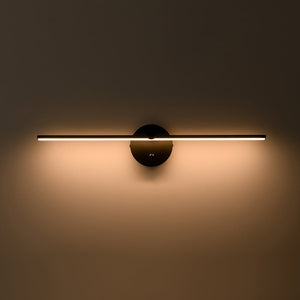 LightFixturesUSA - Dimmable LED Rotatable Linear Strip Vanity Lamp Picture Light - Wall Sconce - Black - 