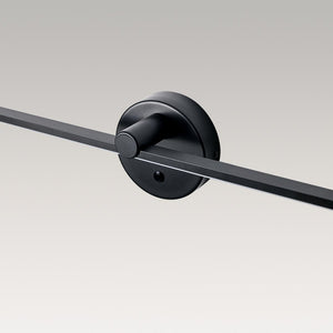 LightFixturesUSA - Dimmable LED Rotatable Linear Strip Vanity Lamp Picture Light - Wall Sconce - Black - 
