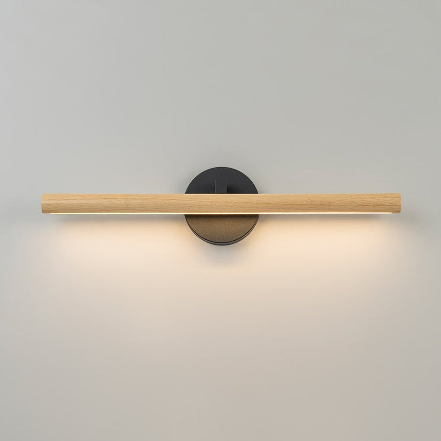 LightFixturesUSA - Dimmable LED Rotatable Linear Wooden Vanity Sconce Picture Light - Wall Sconce - 1 Pack - 