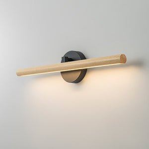 LightFixturesUSA - Dimmable LED Rotatable Linear Wooden Vanity Sconce Picture Light - Wall Sconce - 2 Packs - 