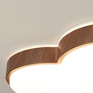 LightFixturesUSA - Dimmable LED Wood Accented Cloud Kids Ceiling Light - Ceiling Light - 22 in - 
