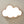 LightFixturesUSA - Dimmable LED Wood Accented Cloud Kids Ceiling Light - Ceiling Light - 22 in - 