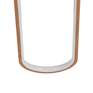 LightFixturesUSA - Dimmable LED Wood Linear Oval Semi Flush Adjustable Spotlight - Ceiling Light - Oak + 1 Spotlight - 