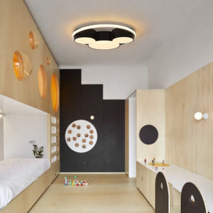 LightFixturesUSA-Dimmable Modern Mickey Design LED Flush Ceiling Light-Ceiling Light-20 in.-