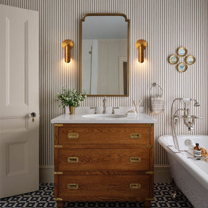 LightFixturesUSA - Distressed Brass Adjustable Dimmable LED Single Spotlight - Ceiling Light - 1 Pack - 