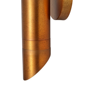 LightFixturesUSA - Distressed Brass Adjustable Dimmable LED Single Spotlight - Ceiling Light - 1 Pack - 