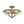LightFixturesUSA - Distressed Gold Geometric Water Glass Cage Semi Flush Mount - Ceiling Light - 16 in - 