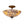 LightFixturesUSA-European Traditional 3-Light Shell Mosaic Semi Flush Mount-Ceiling Light-Oil-Rubbed Bronze-